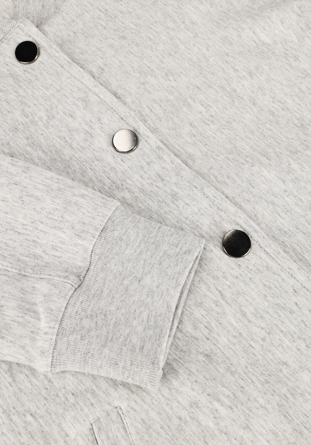 Lichtgrijze JANSEN AMSTERDAM Jack GOLDIE JASJE HVM 274 BOMBER LONG SLEEVE - large