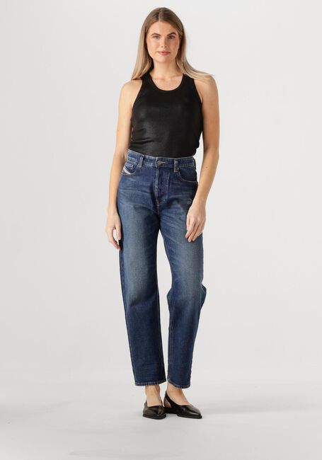 Zwarte SUMMUM T-shirt RIB TANKTOP COTTON RIB - large