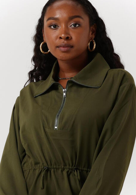 Groene ANOTHER LABEL Mini jurk ROSELYN DRESS L/S - large