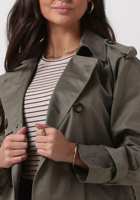 Olijf MY ESSENTIAL WARDROBE Trenchcoats MIRAMW SHORT TRENCHCOAT - large