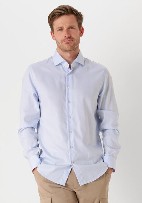 Lichtblauwe PROFUOMO Klassiek overhemd HAISEY TWILL SHIRT EXTRA LONG SLEEVE - large