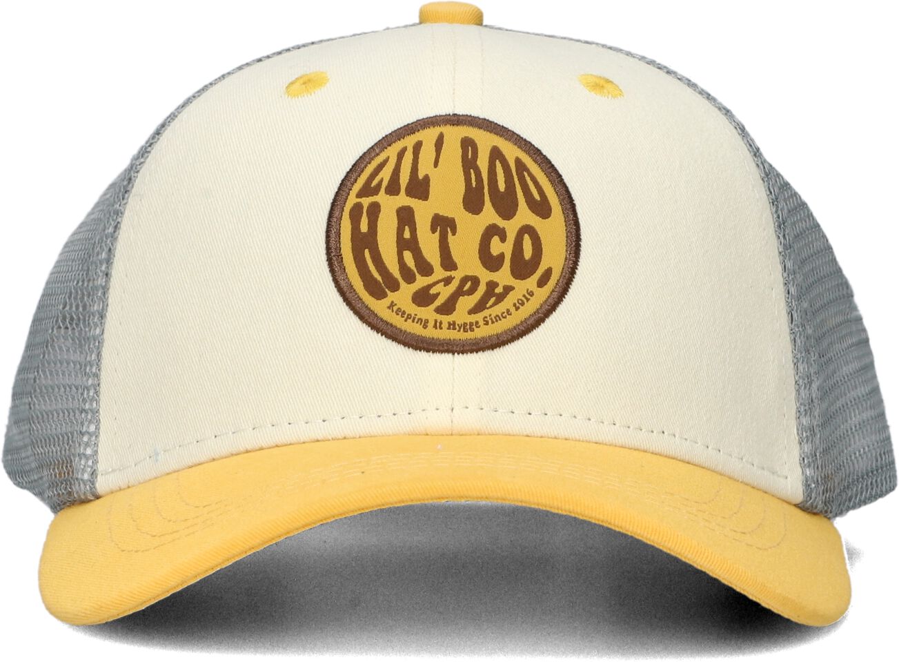 LIL'BOO Jongens Petten Trucker Cap B Geel XL
