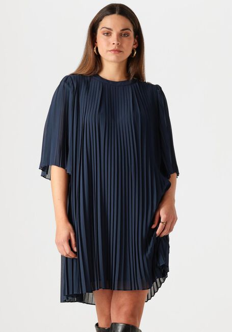 Donkerblauwe TWINSET MILANO Mini jurk 251TP2051 - large