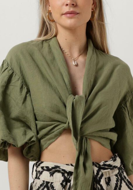 Groene MR MOOD Blouses MRS MABE TOP - large