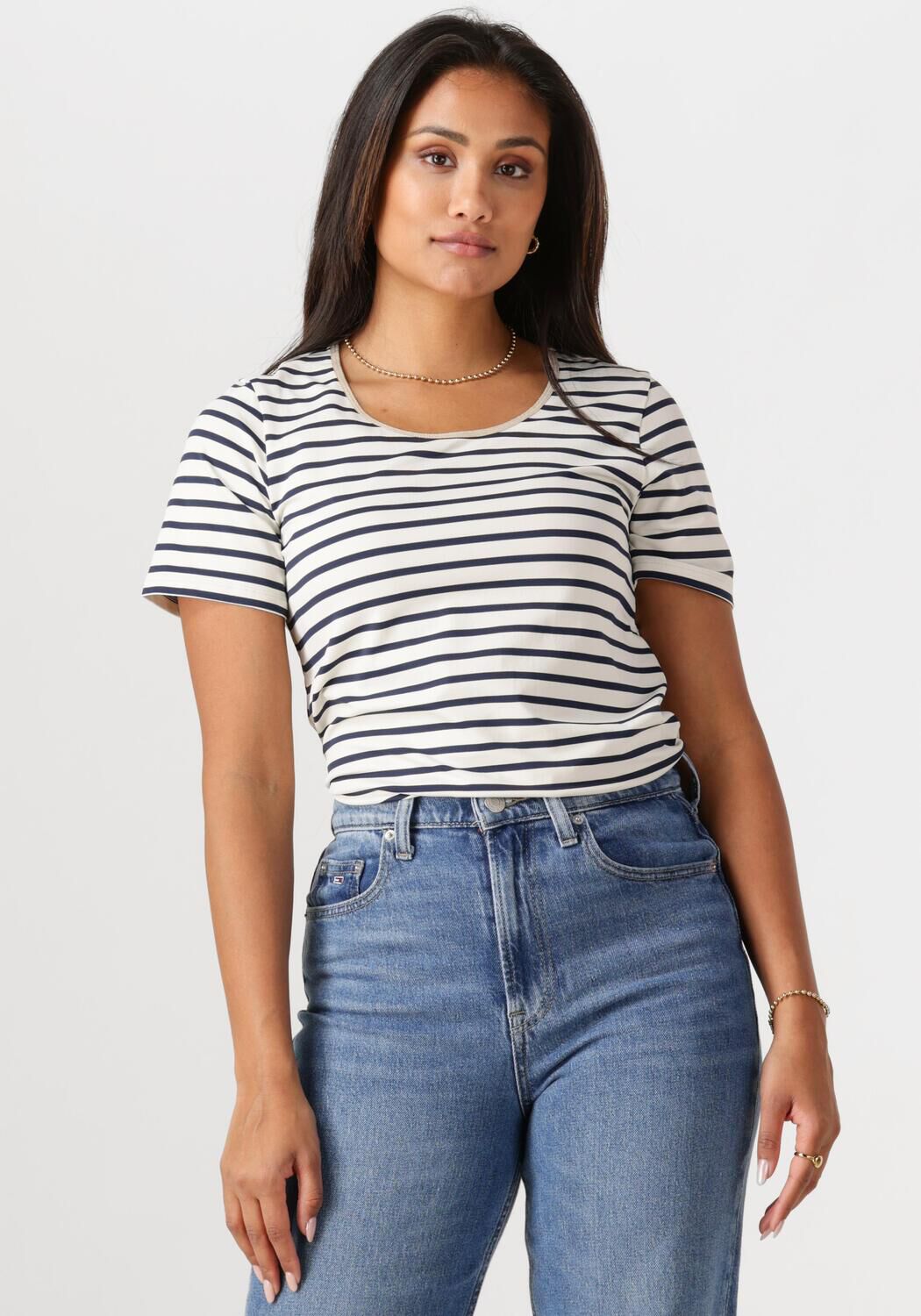 NUKUS Dames Tops & T-shirts Tirza Top Stripe Blauw