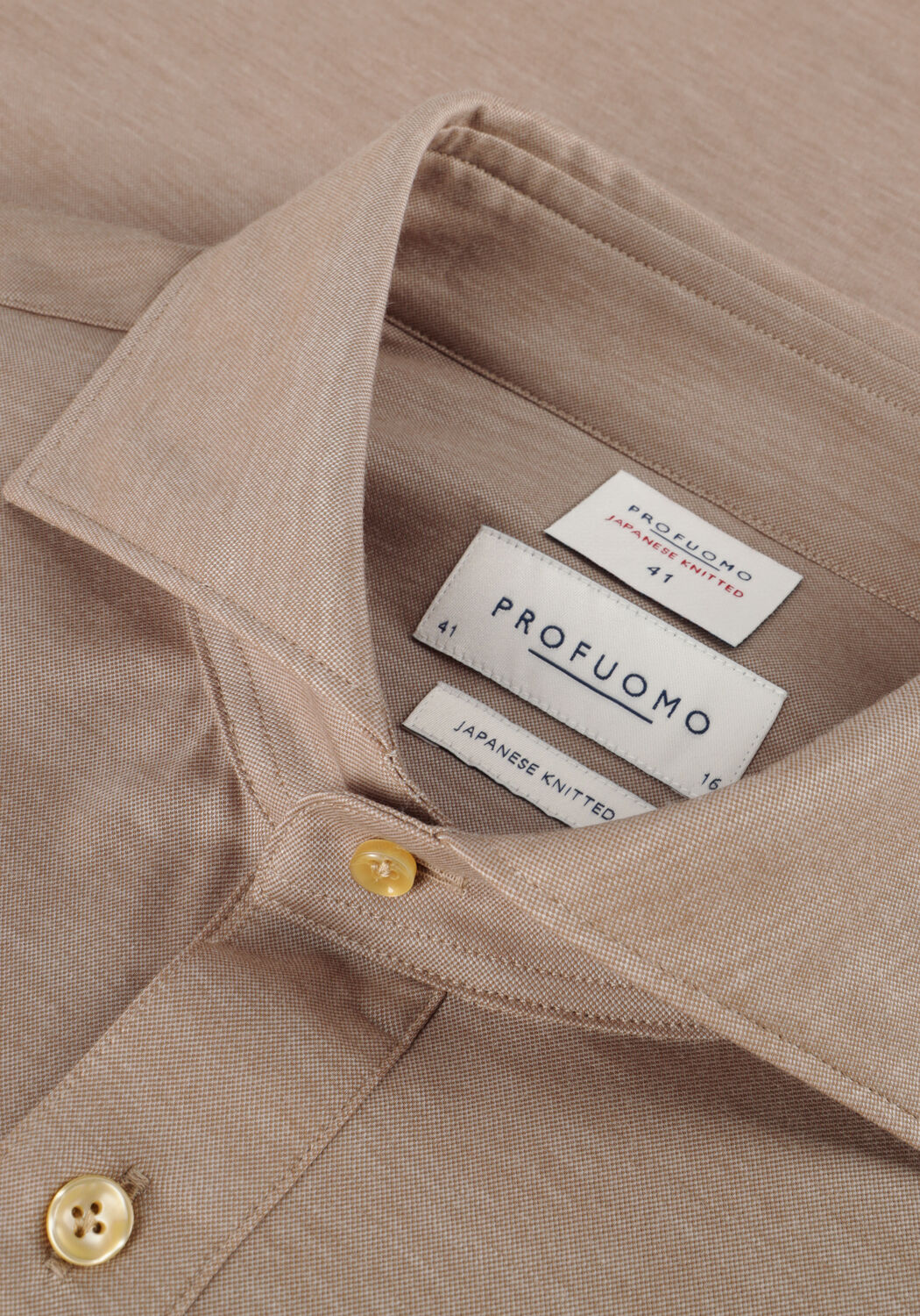 Beige PROFUOMO Polo SHIRT POLO CAMICHE SC SF - large