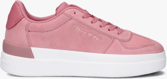 Roze TOMMY HILFIGER Lage sneakers TH SIGNATURE SUEDE S - large