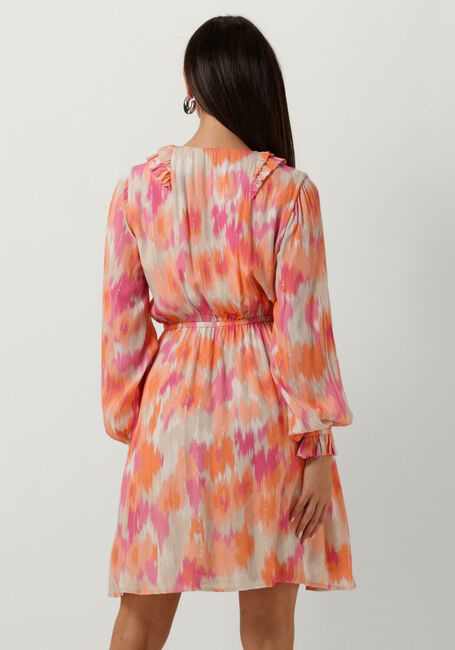 Oranje FREEBIRD Mini jurk DIANNA - large