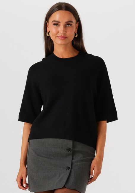 Zwarte MSCH COPENHAGEN T-shirt MSCHTHAMIRA 2/4 PULLOVER - large