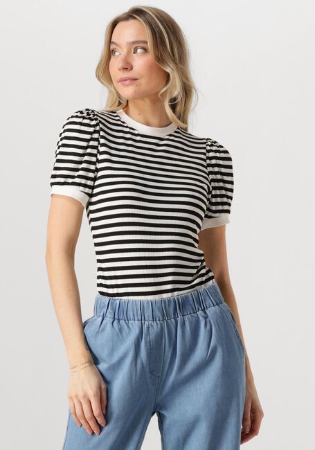 Witte MINUS Top JOHANNA STRIPED TEE - large