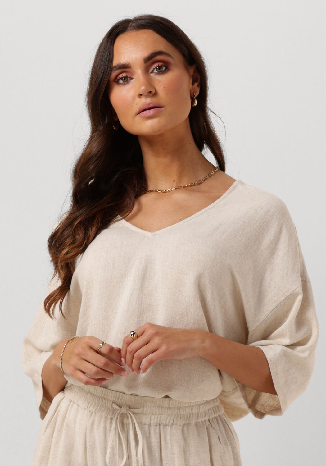 CIRCLE OF TRUST Dames Tops & T-shirts Parker Top Zand