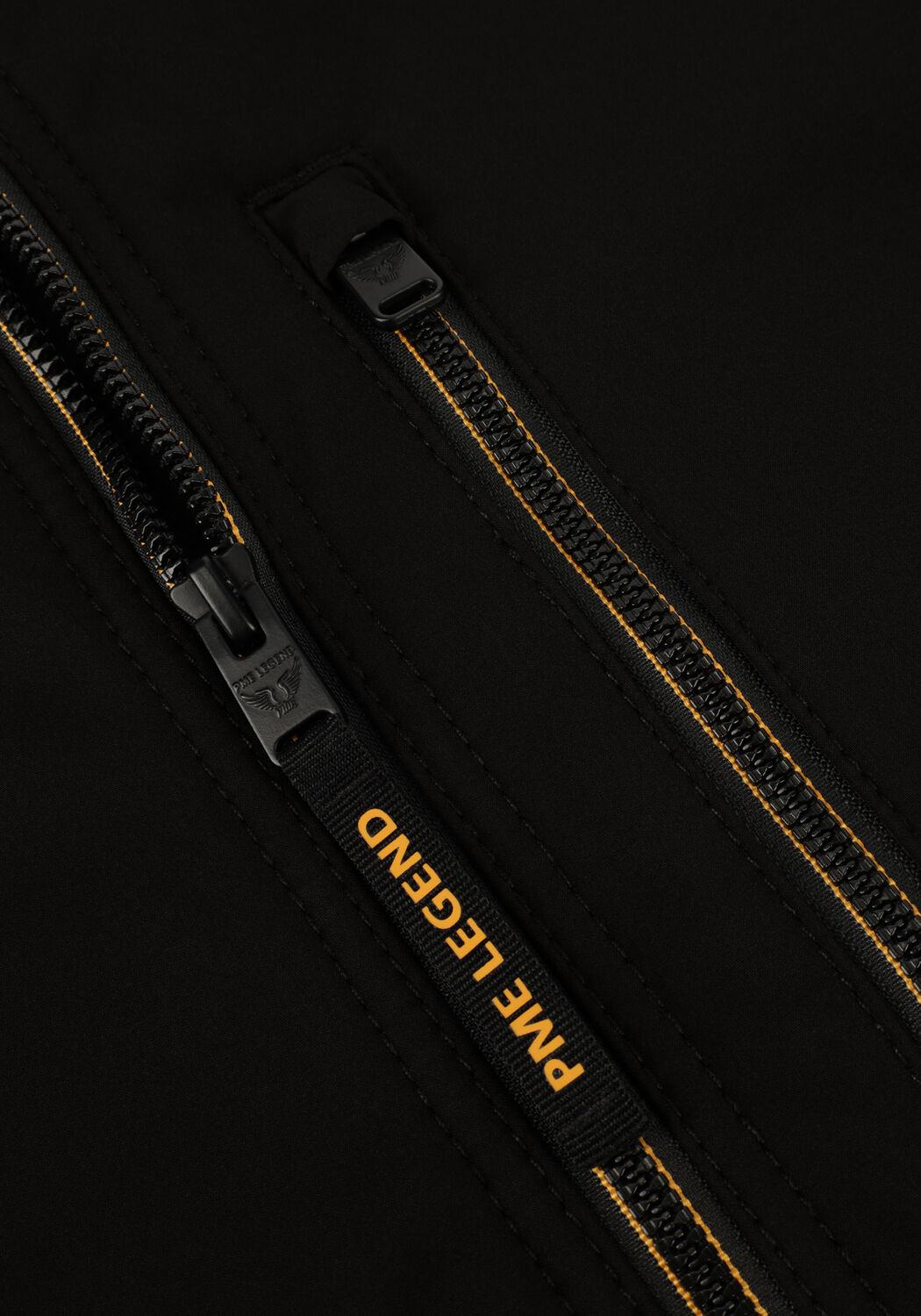 Zwarte PME LEGEND Jack BOMBER JACKET SKYGLIDER 3.0 SOFTSHELL - large