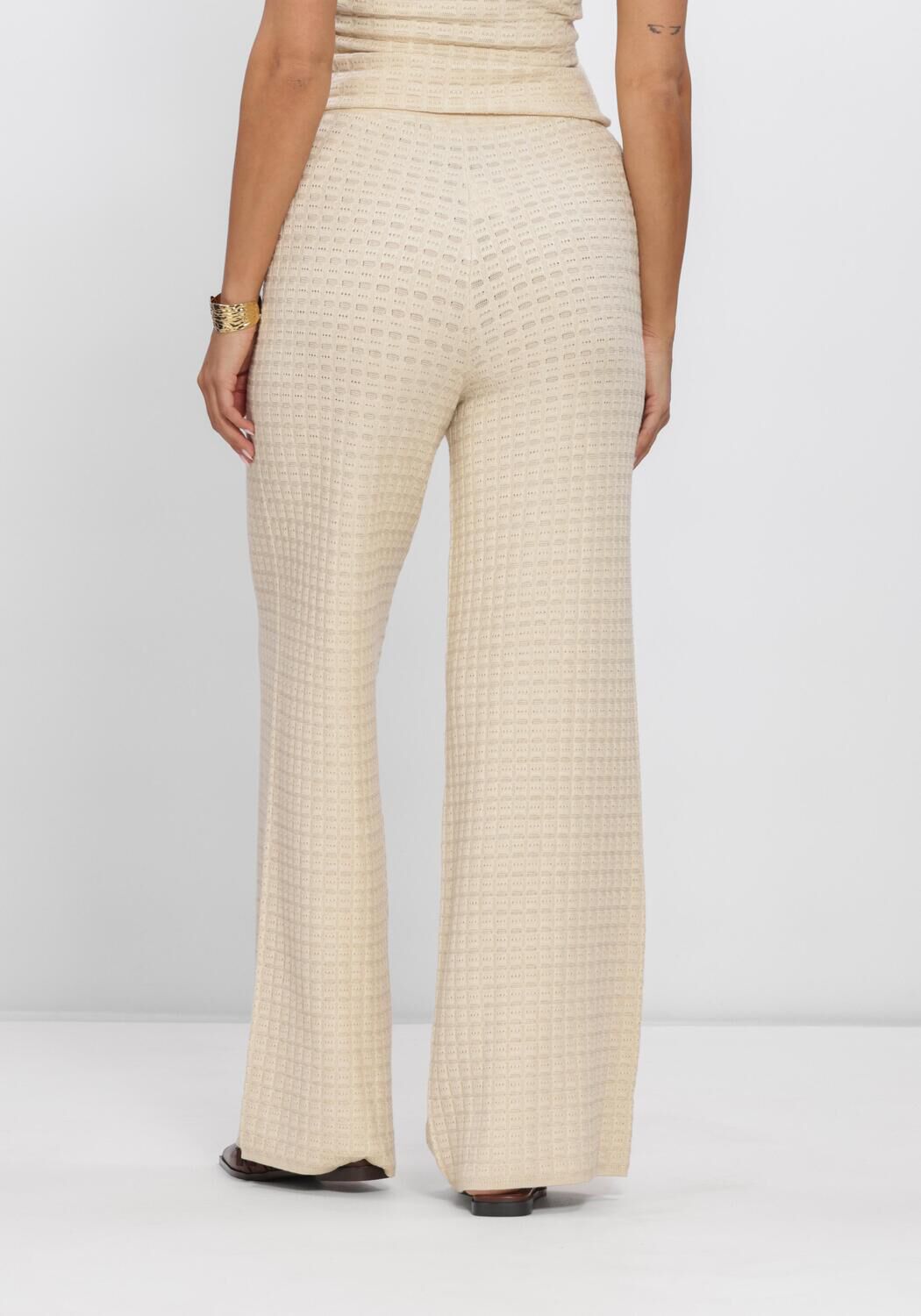 Witte STUDIO AMAYA Broeken KENSI PANTS - large