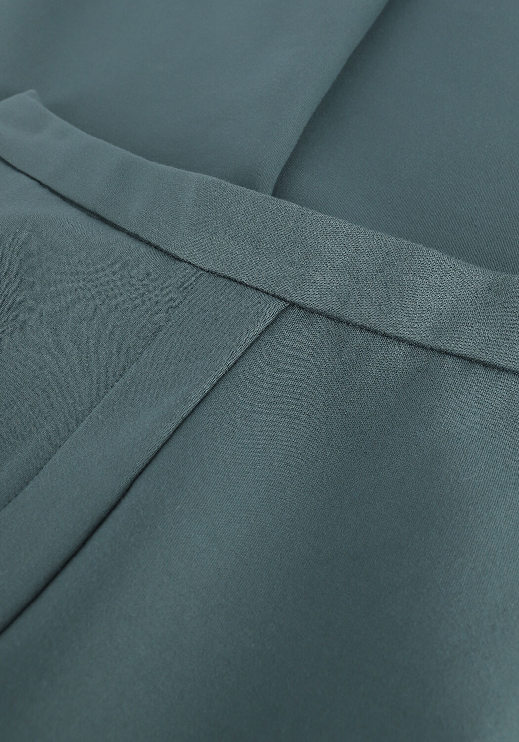 Groene MODSTR&Ouml;M Flared broek TANNY FLARE PANTS - large