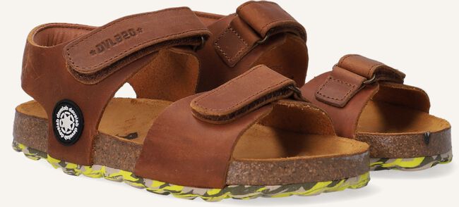 Cognac DEVELAB Platte sandalen 48215 Cognac DEVELAB Platte sandalen 48215 - large