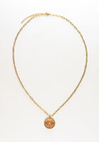 Goudkleurig NOTRE-V Kettingen KETTING GLAS STEEN - medium