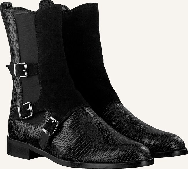 Zwarte PERTINI Enkellaarsjes 30060 Zwarte PERTINI Enkellaarsjes 30060 - large