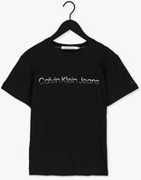 Zwarte CALVIN KLEIN T-shirt MIXED INSTITUTIONAL TEE