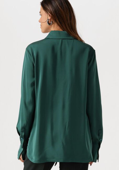 Groene VANILIA Blouses SATIN WRAP BLOUSE - large
