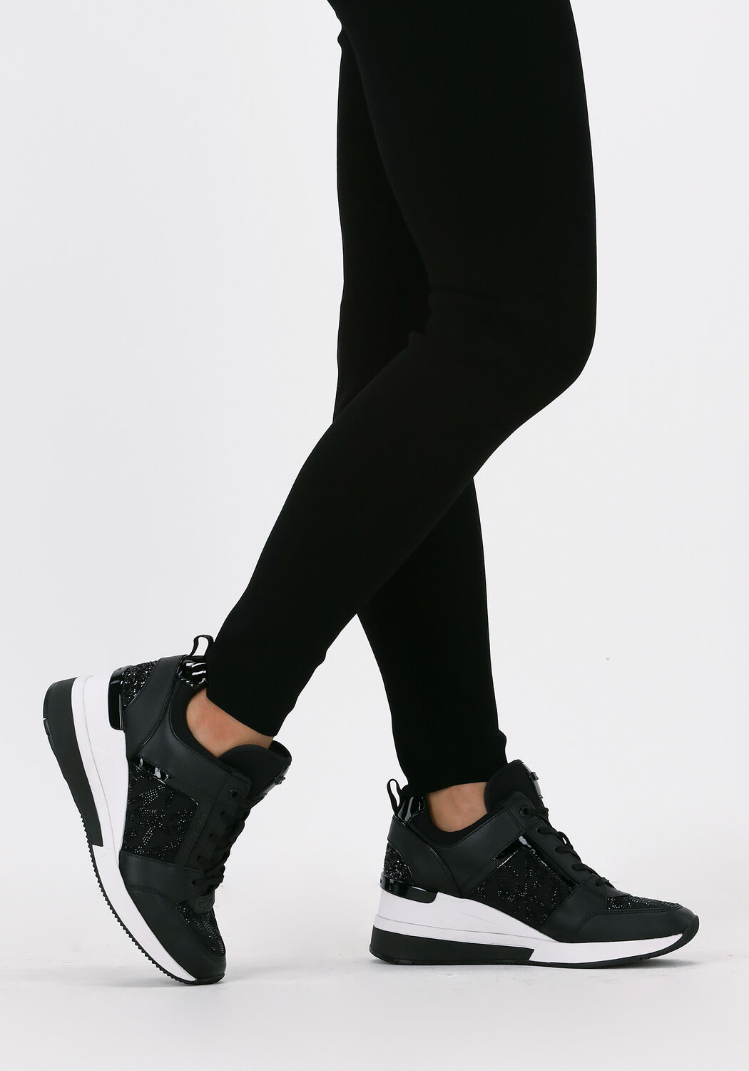 Zwarte MICHAEL KORS Hoge sneakers GEORGIE TRAINER - large