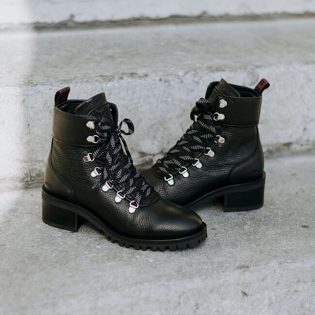 Zwarte NUBIKK Veterboots DJUNA JAVA Zwarte NUBIKK Veterboots DJUNA JAVA - large