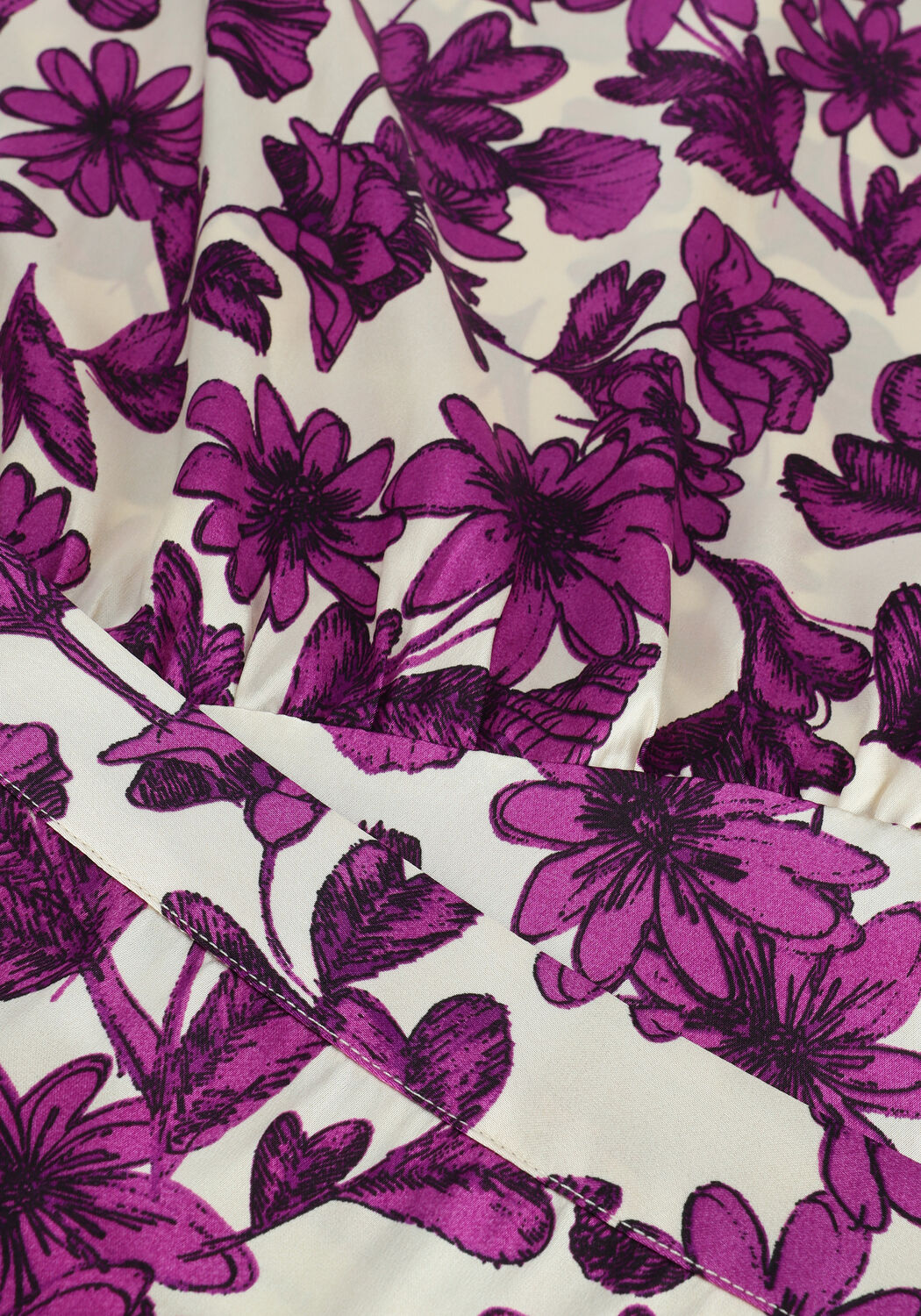 Paarse FABIENNE CHAPOT Maxirok CLEO SKIRT - large