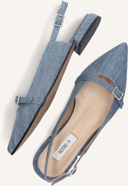 Blauwe NOTRE-V Slingbacks 122219 Blauwe NOTRE-V Slingbacks 122219 - large