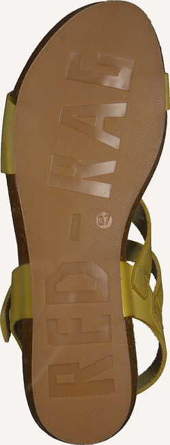 Gele RED-RAG Platte sandalen 79208 Gele RED-RAG Platte sandalen 79208 - large