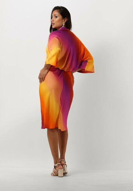 Oranje JANICE Midi jurk JESSE - large