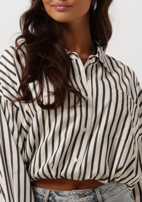 Ecru CATWALK JUNKIE Blouses CROPPED BUTTON UP BLOUSE - large