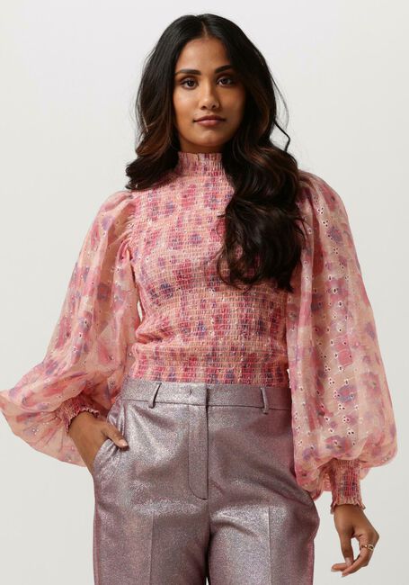 Roze BRUUNS BAZAAR Blouse HYSSOP SILKE BLOUSE - large