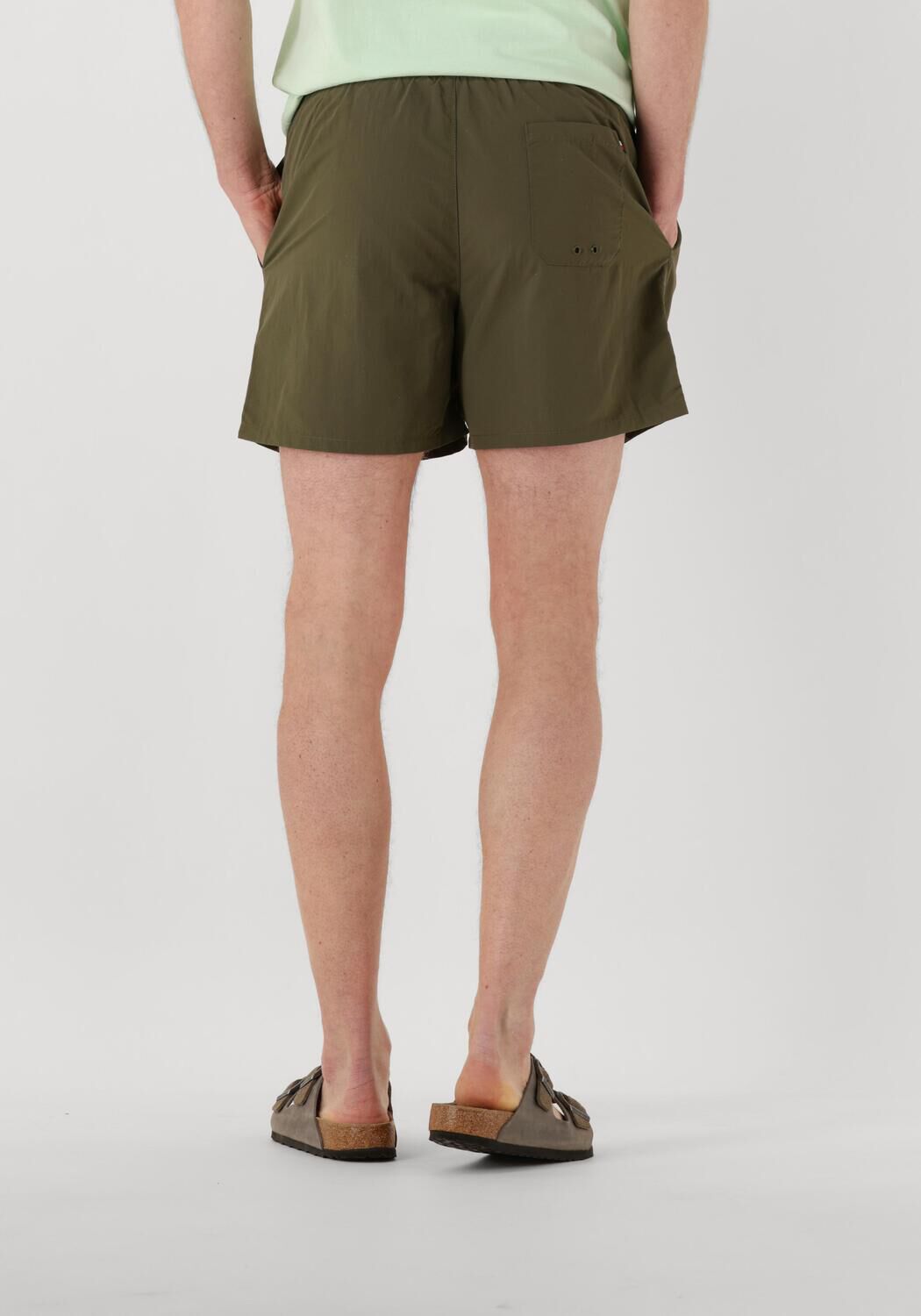 TOMMY HILFIGER Heren Zwembroeken Medium Drawstring Groen