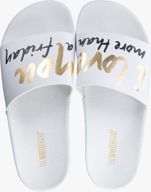 Witte THE WHITE BRAND Badslippers FRIDAY - large