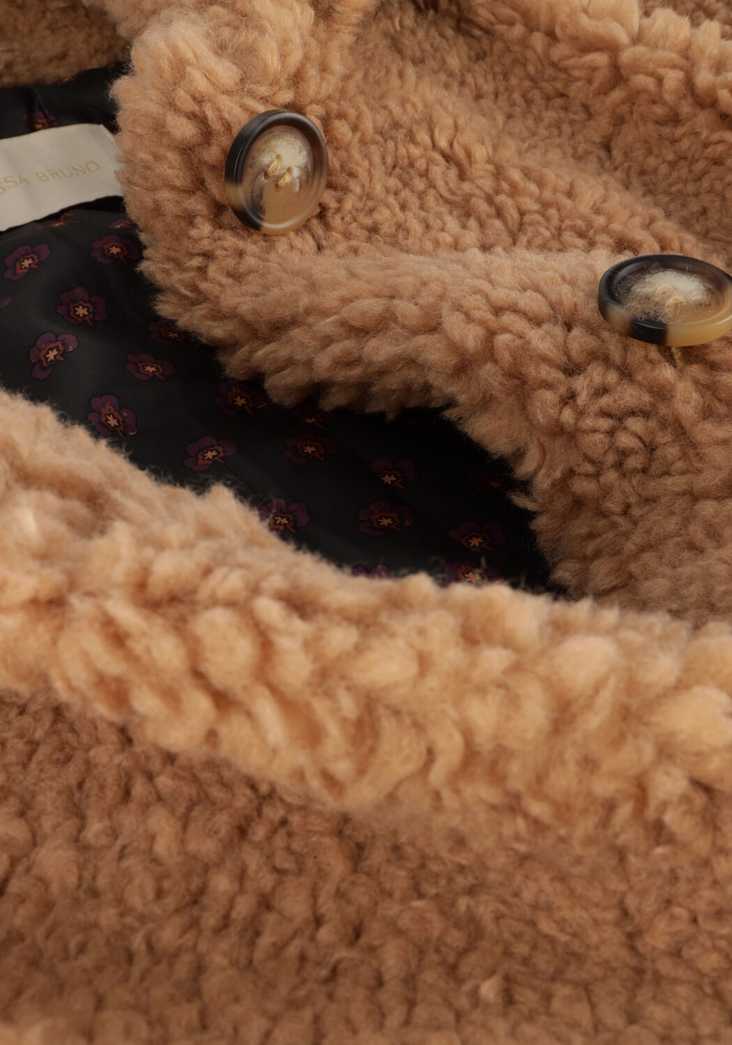 Camel VANESSA BRUNO Teddy jas VALERINE - large