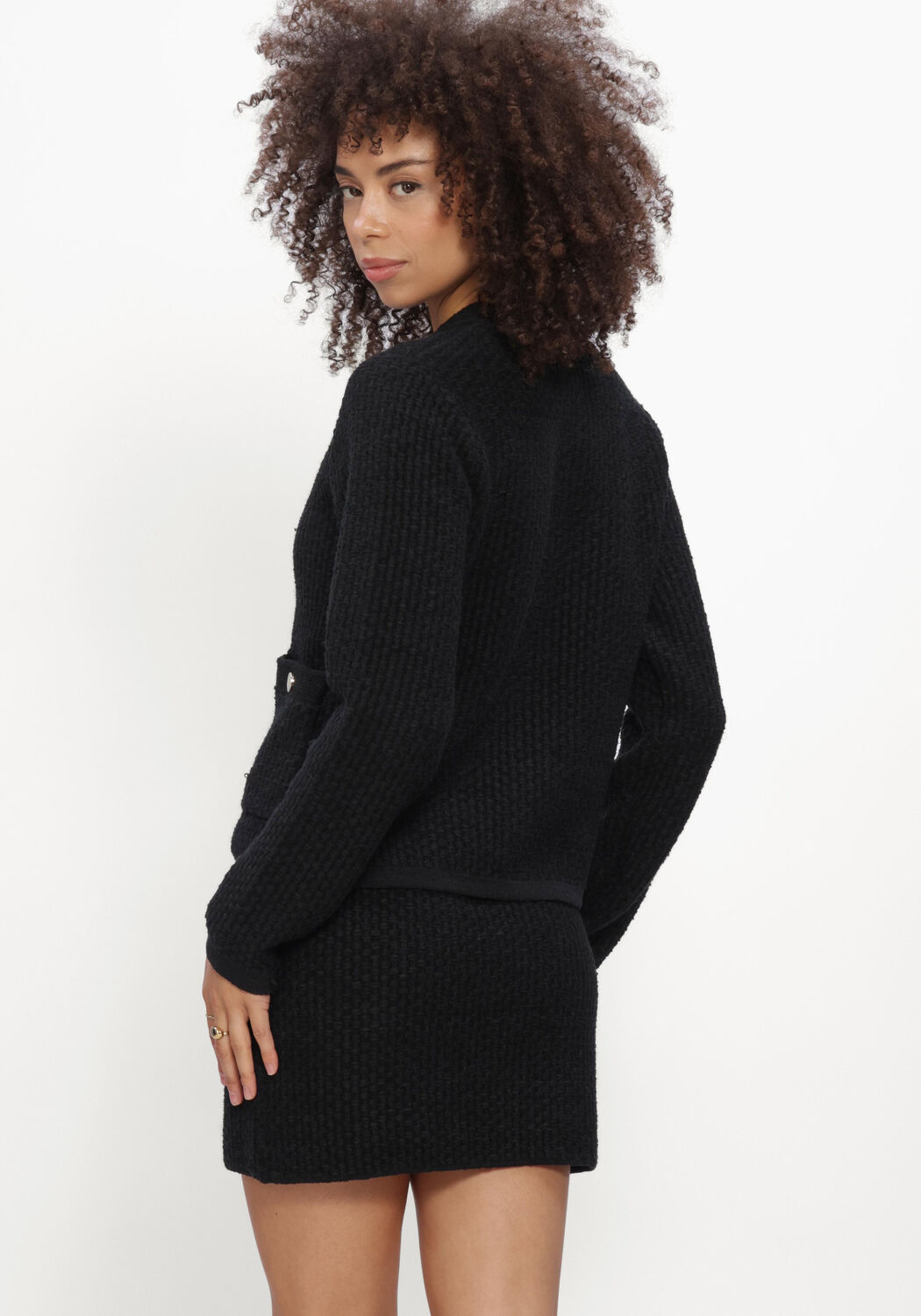 Zwarte SILVIAN HEACH Trui CARDIGAN RYANA - large