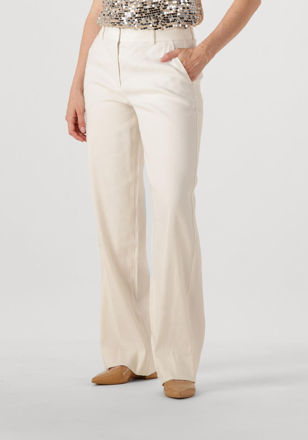 Ecru FIVEUNITS Pantalon DENAFV 769 - large