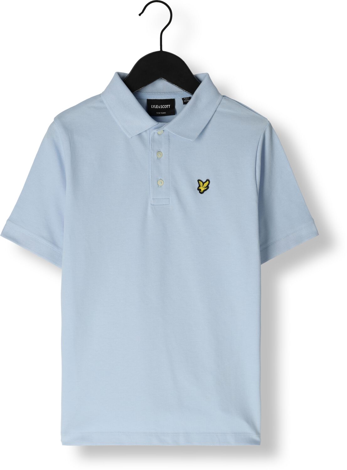 Lyle & Scott polo SPB2000V lichtblauw Jongens Katoen Polokraag Effen 152 158