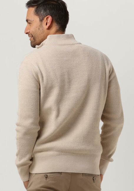 Gebroken wit SELECTED HOMME Trui SLHRODNEY LS HIGH NECK HALF ZIP - large