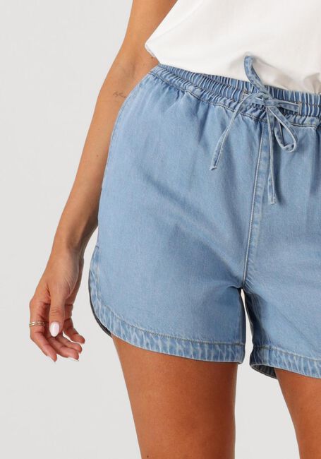 Lichtblauwe OBJECT Broeken OBJFRAME RE MW SHORTS DIV - large
