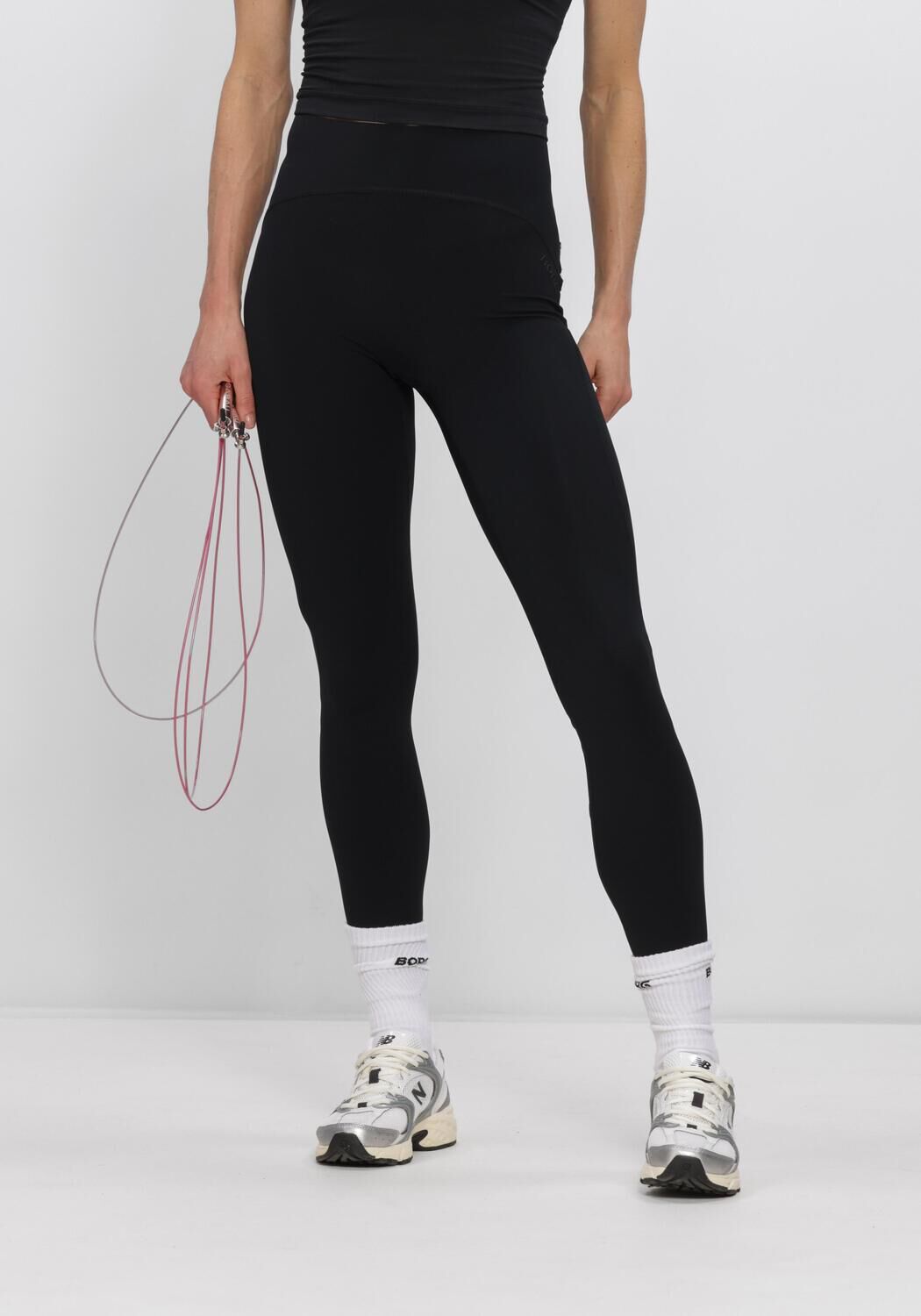 Zwarte BJORN BORG Sportleggings BORG SLEEK TIGHTS - large