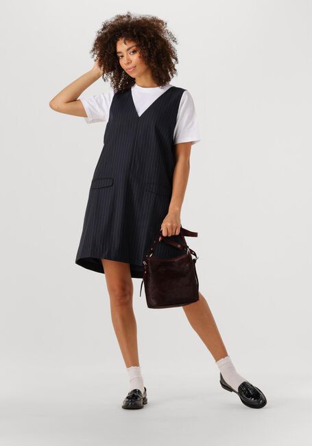 Donkerblauwe ENVII Mini jurk ENWOOD POCKET DRESS 7269 - large