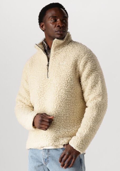 Ecru FORÉT Trui WAVE HALF ZIP - large
