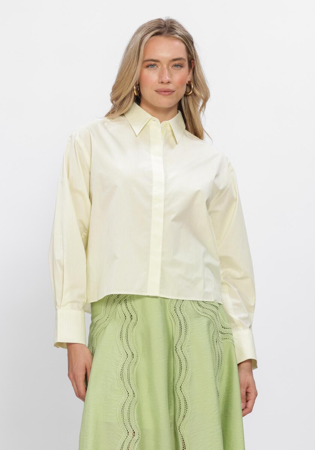 Gele COPENHAGEN MUSE Blouses CMBLAIRE-SHIRT - large