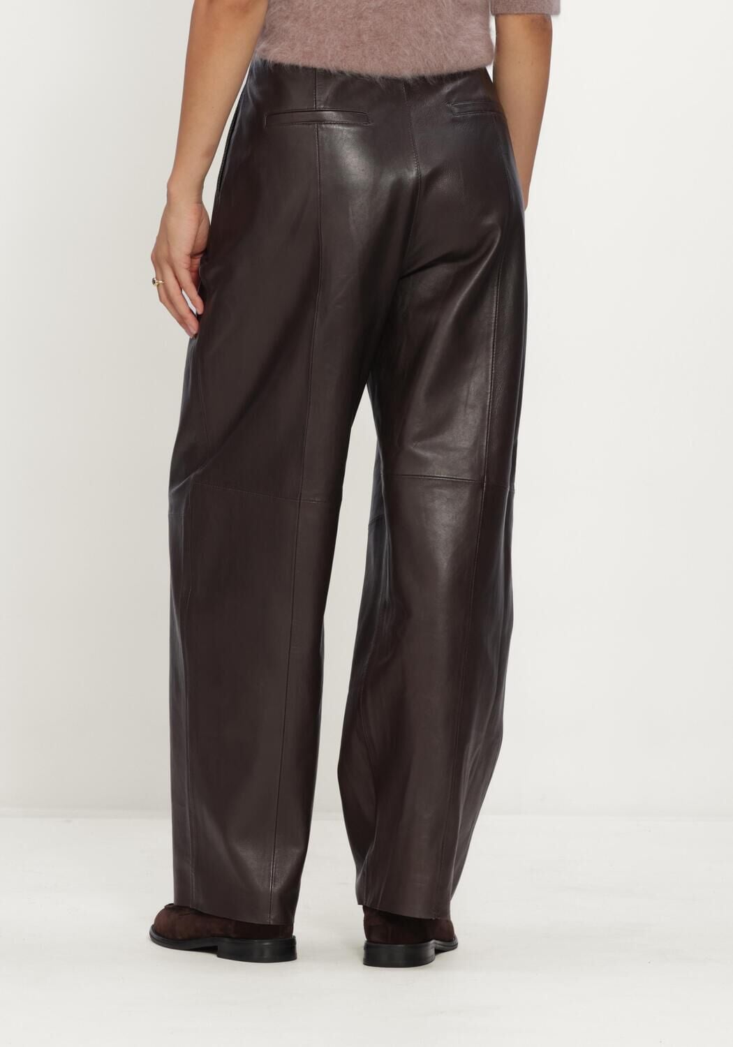 Bruine JANICE Broeken BARREL BALTI - large