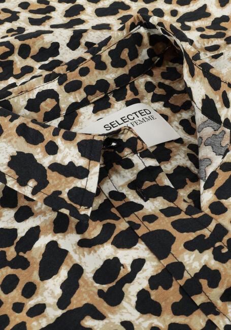 Leopard SELECTED FEMME Blouse SLFSALLI LS OVERSIZE SHIRT - large