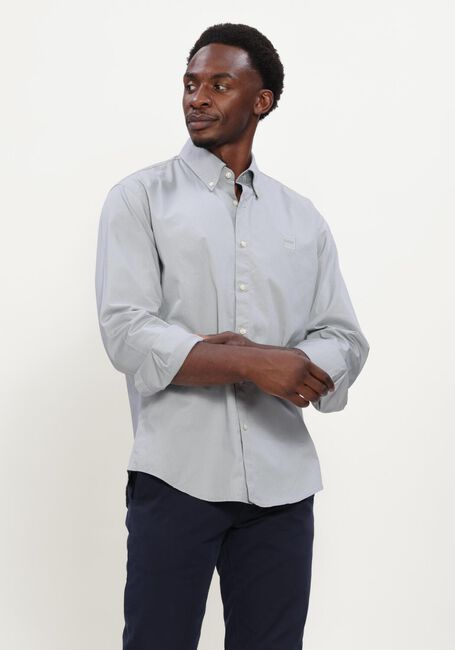 Lichtblauwe BOSS ORANGE Casual overhemd RICOPLUS_M - large