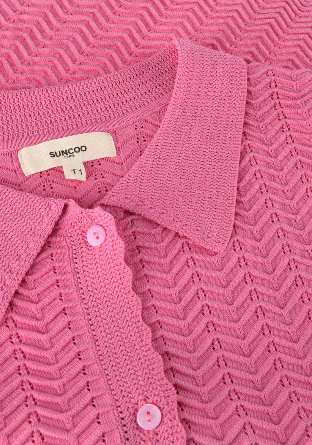 Roze SUNCOO T-shirt GIBLIS - large