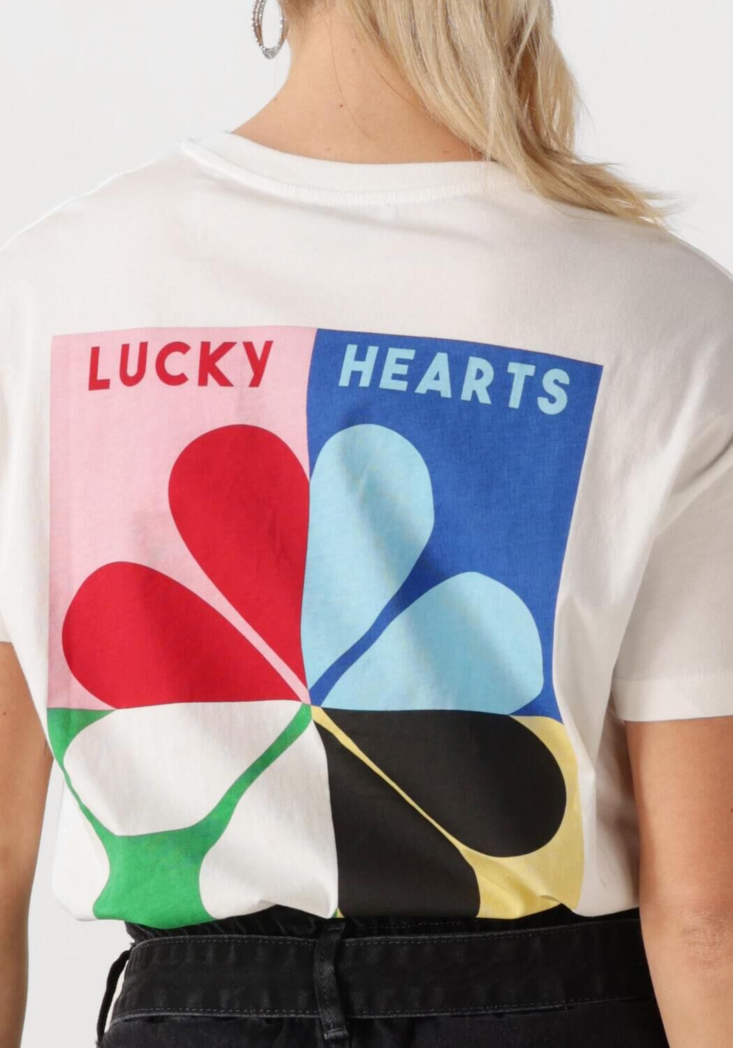 CATWALK JUNKIE Dames Tops & T-shirts Graphic Tshirt Wit