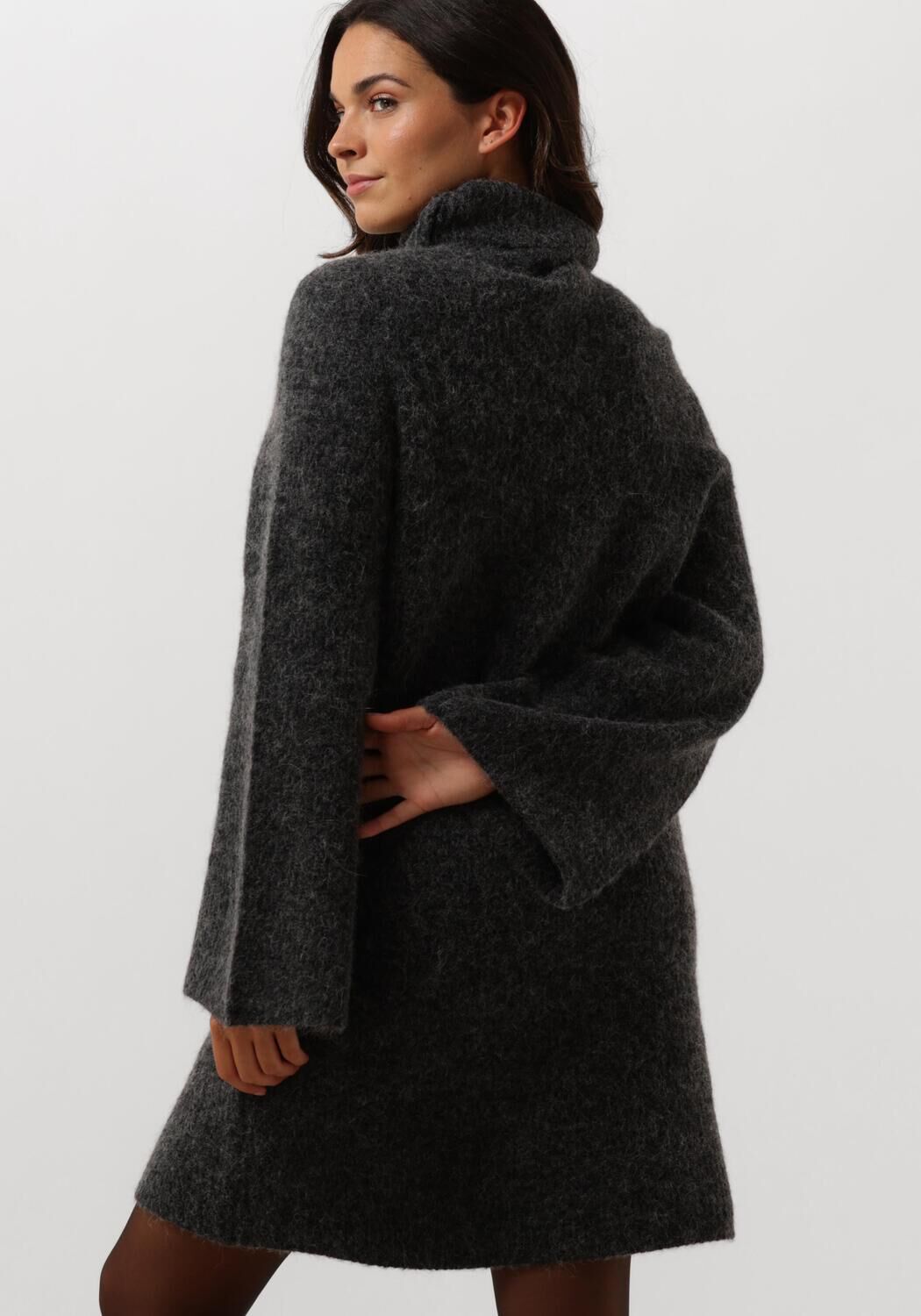 GESTUZ Dames Jurken Alphagz Rollneck Dress Grijs