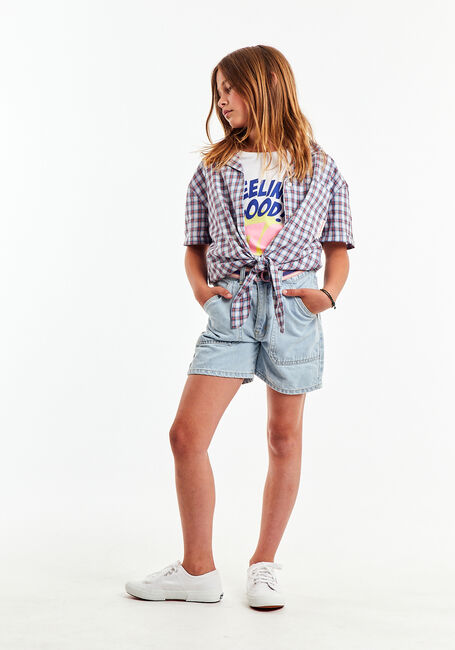 Blauwe AO76 Shorts TILDA JEANS SHORT - large